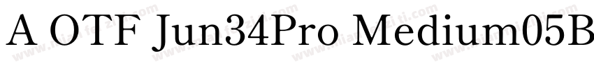 A OTF Jun34Pro Medium05B1ZL0yDot字体转换